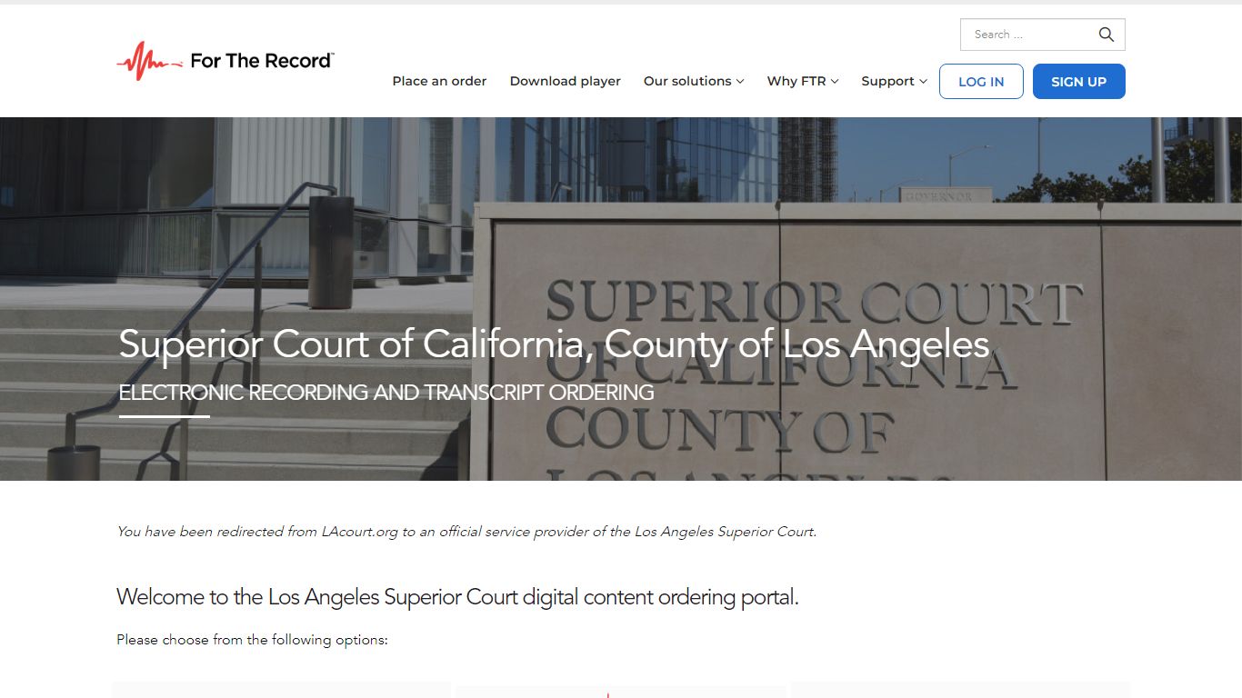 LA Superior Court - ForTheRecord